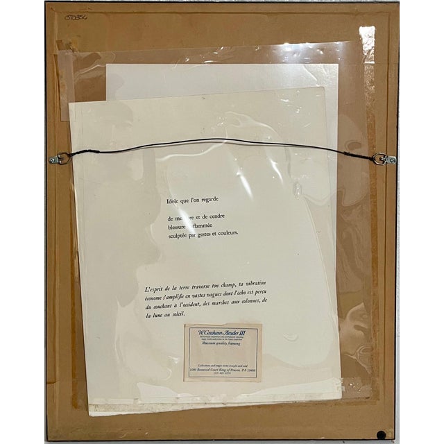 Mid 20th Century James Coignard, French Pop Art Modernist Textured Carborundum Etching Abstract James Coignard, c. 20th century For Sale - Image 5 of 10