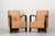 French Art Deco Beech Armchairs, 1930, Set of 2 For Sale - Image 3 of 12