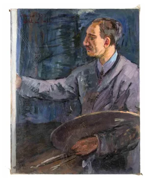 Antonio Feltrinelli, Self Portrait, Oil Painting, 1930s