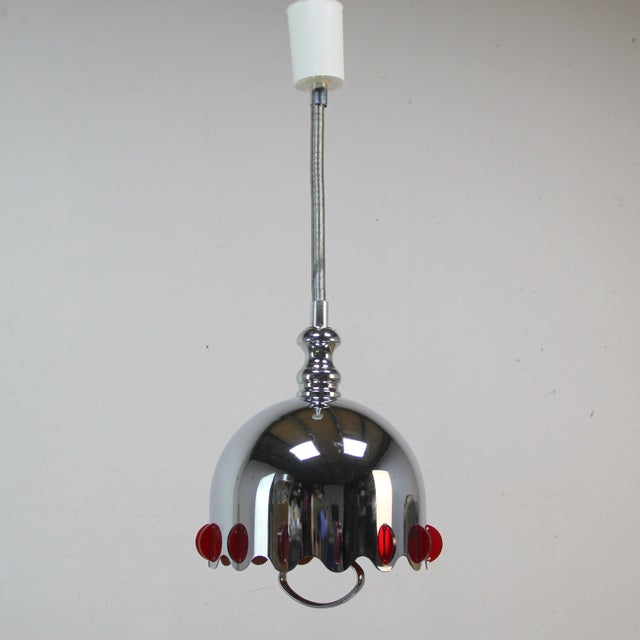 Vintage Extendable Pendant Lamp, 1960s For Sale - Image 6 of 6