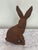 Cast Iron Model of a Wild Hare Looking Over Its Shoulder For Sale - Image 5 of 6