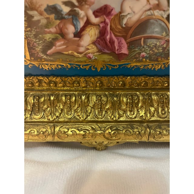 Antique Sevres Clock For Sale - Image 12 of 12
