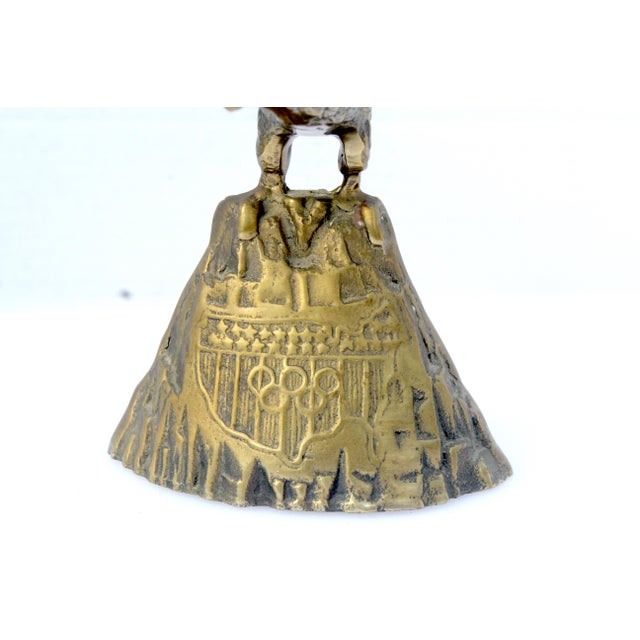Mid-Century Modern 1970s U S Olympic Team Medal Winner's Sculpture Solid Brass Eagle Statue For Sale - Image 3 of 17