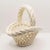 Late 20th Century White Trompe l'Oeil Ceramic Italian Basket For Sale - Image 5 of 8