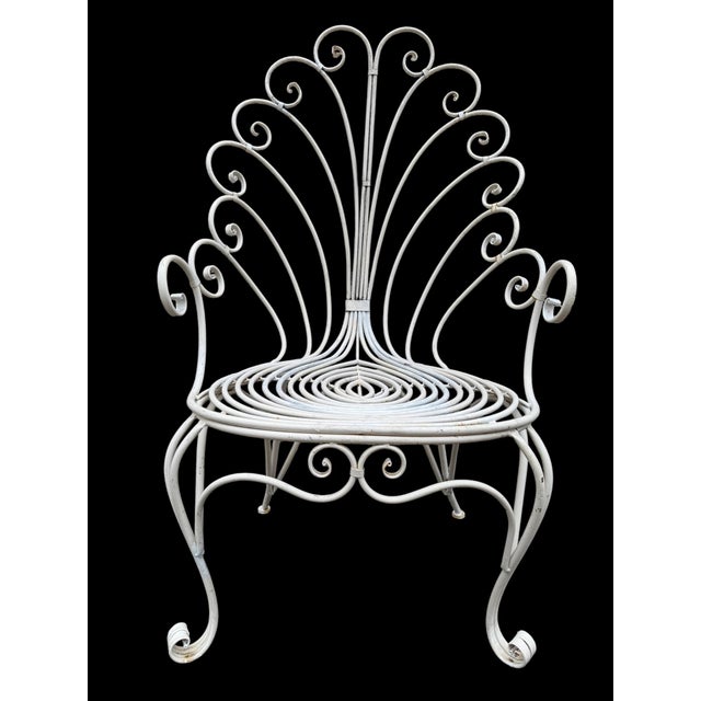 1960s Set of Provençal Iron Armchairs, 1960 For Sale - Image 5 of 13