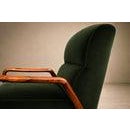 Giuseppe Scapinelli Sculptural Sofa in Solid Caviúna & Deep Evergreen Italian Mohair Velvet, Brazil, 1950s For Sale - Image 14 of 18