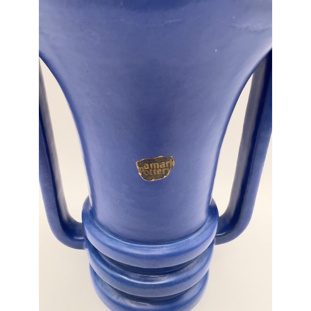 Mid-Century Modern 1940s Art Deco Camark Pottery Vase, Number 866 For Sale - Image 3 of 4