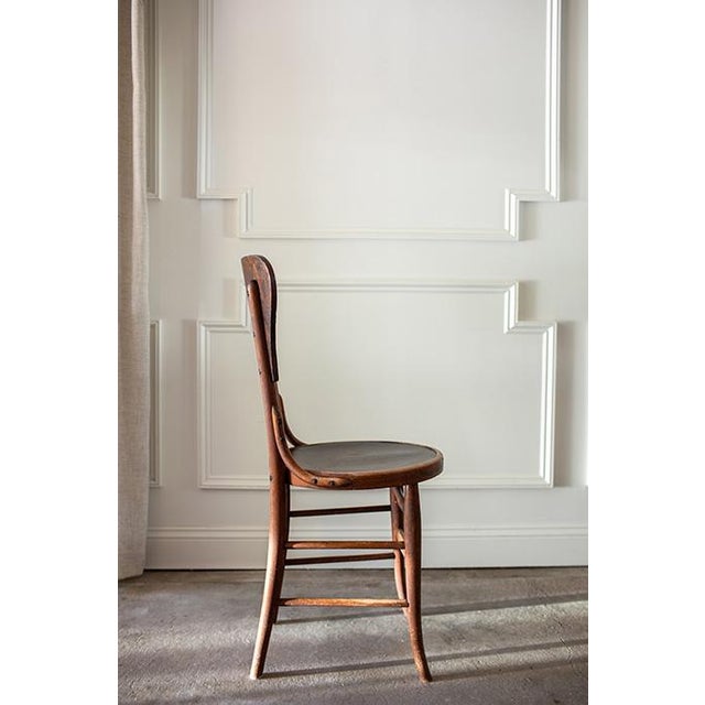 Antique Bentwood Cafe Chairs in the Style of Micheal Thonet , Set of 6 For Sale - Image 10 of 16