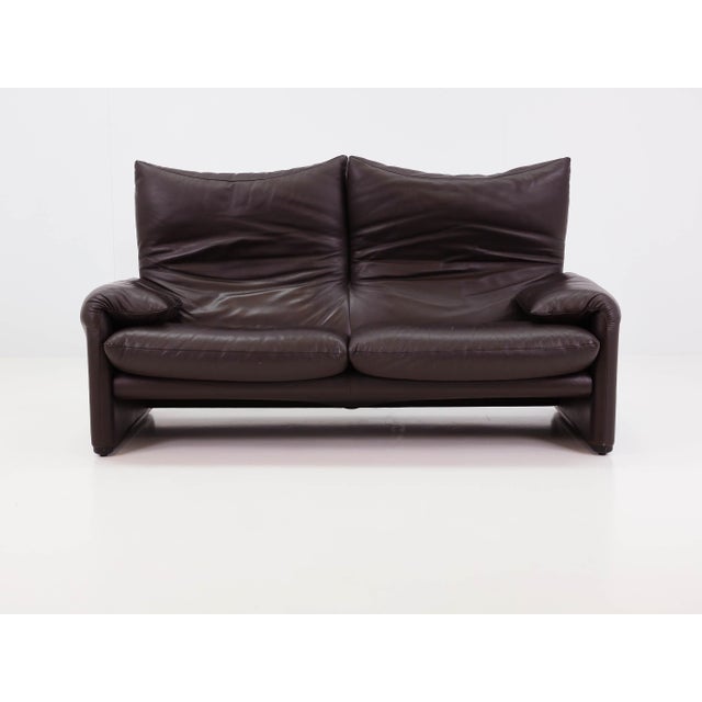 Animal Skin Maralunga Sofa by Vico Magistretti for Cassina, Italy, 1973 For Sale - Image 7 of 16