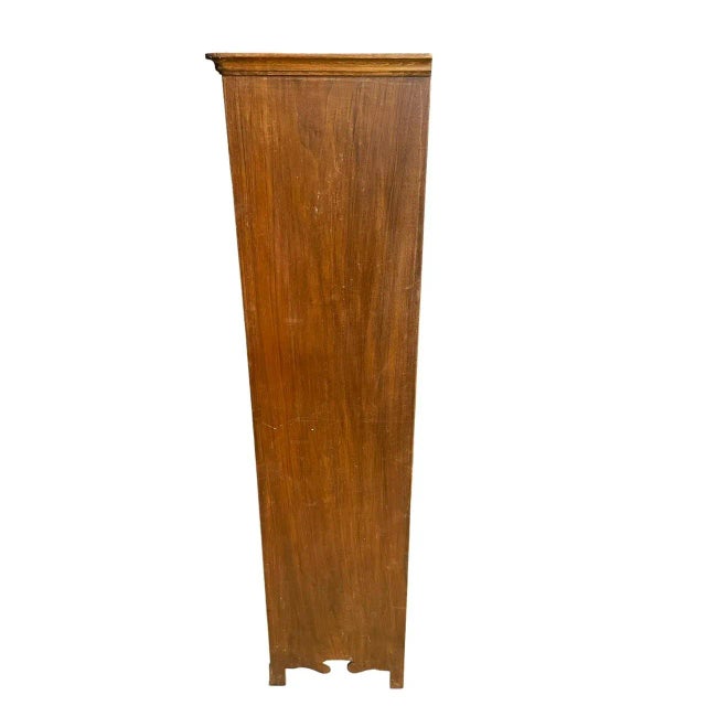 Art-Deco Walnut Library, 1920s For Sale - Image 6 of 9