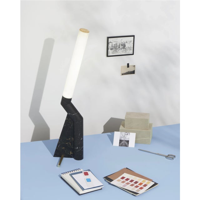 Black Heron Table Lamp by Bec Brittain For Sale - Image 4 of 7