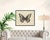 Contemporary Modern Butterfly Large Canvas Print in Black Frame Color-Way 2 For Sale - Image 3 of 3