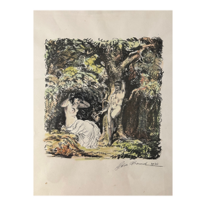 1920s Pierre Bonnard Colored Print