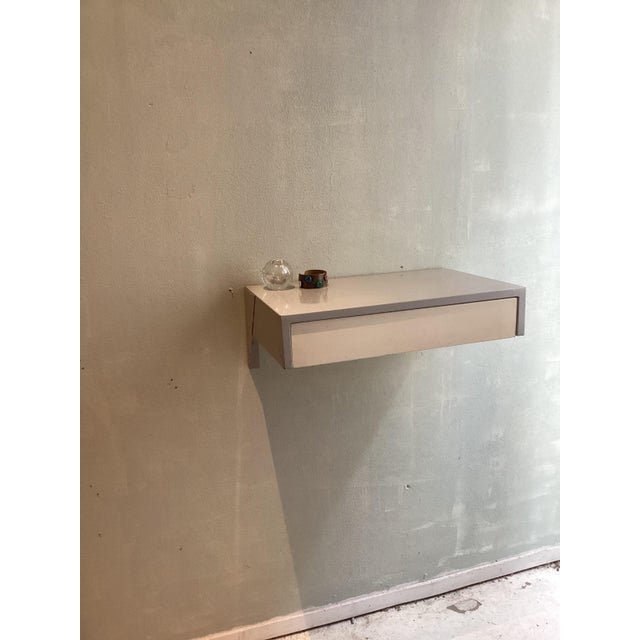 Dutch Type DD01 Wall Mounted Drawer Table by Martin Visser, 1960s For Sale - Image 6 of 6