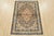Farmhouse Kashan Rug 3’5” X 4’9” Brown Wool Vintage Traditional Hand-Knotted Carpet For Sale - Image 3 of 12