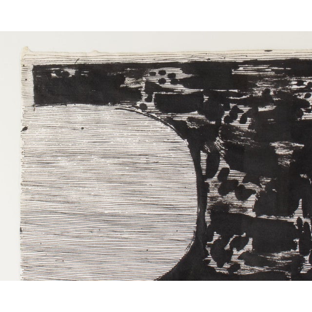 Abstract “I vs. U” Ink Drawing by James Spencer Russell For Sale - Image 3 of 8