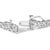 Contemporary 10K White Gold 6.00 Cttw Classic Natural Diamond Tennis Bracelet For Sale - Image 3 of 5