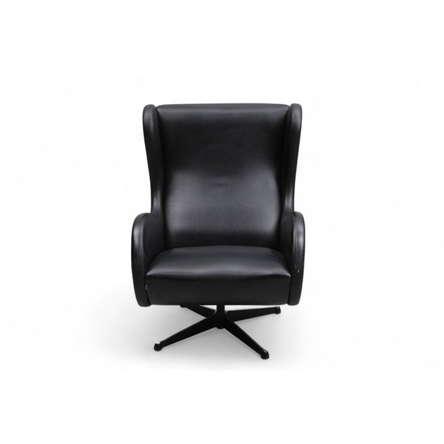 Ikea Vintage 1960s "Merci" Swivel Lounge Chair by Ikea For Sale - Image 4 of 6