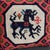 Mid-Century Modern Vintage Swedish Backahsten Horse Accent Pillow Handmade Needlepoint Embroidered For Sale - Image 3 of 10
