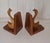Vintage Bookends with Teak Wood Corners and Maple Duck Figures, 1970s, Set of 2, in Very Good conditions. Designed 1970 to...