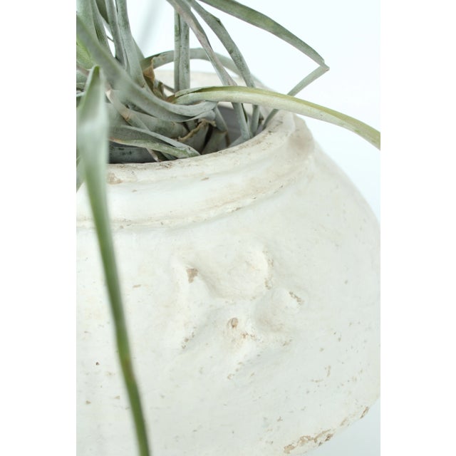 Contemporary Large Contemporary Rustic Paper Mache Vessel For Sale - Image 3 of 5