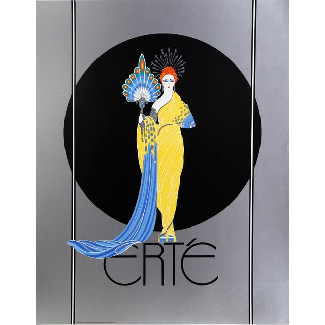 Athena by Erté, Russian (1892–1990) Date: 1982 Screenprint Poster Size: 30 in. x 24 in. (76.2 cm x 60.96 cm)