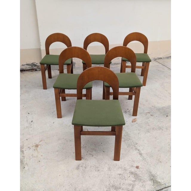 Arcadia Chairs by Caraceni for Tagliabue, 1970s, Set of 6 For Sale - Image 4 of 4