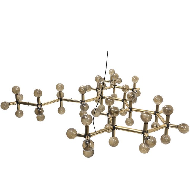 1970s Atomic Ceiling Lamp by Haussmann for Swisslamps International, 1960s For Sale - Image 5 of 16