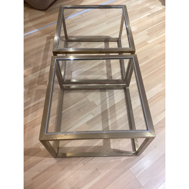 1970s Glass Tables, 1970s, Set of 2 For Sale - Image 5 of 18