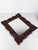 1920s Antique Wood Wall Mirror with Ornate Scrollwork Wooden Frame, 1920s For Sale - Image 5 of 16