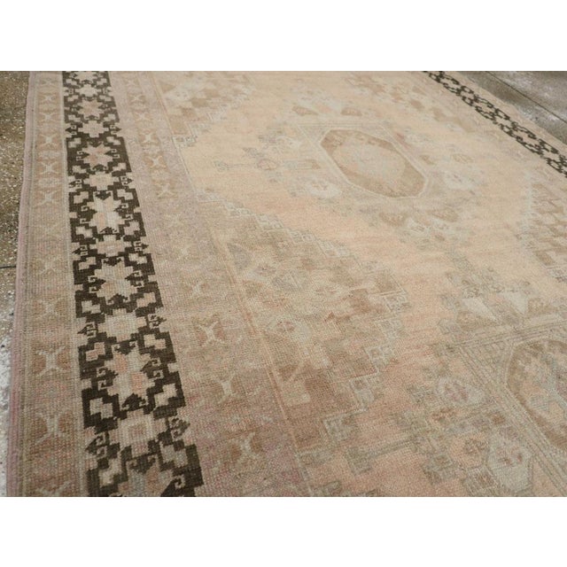 Mid 20th Century Galerie Shabab Collection Mid-20th Century Turkish Anatolian Wide Gallery Runner For Sale - Image 5 of 10