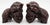 Mid 20th Century Pair of Chinese Carved Hardwood Foo Dogs For Sale - Image 4 of 5