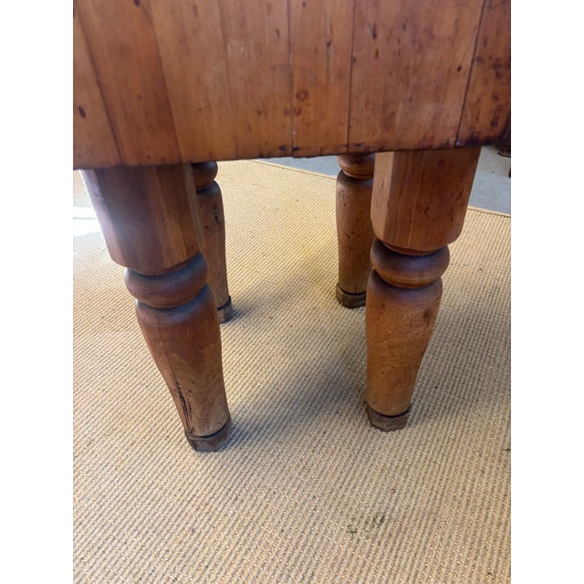 Antique Solid Maple Butcher Block, 20's-30's For Sale - Image 13 of 13