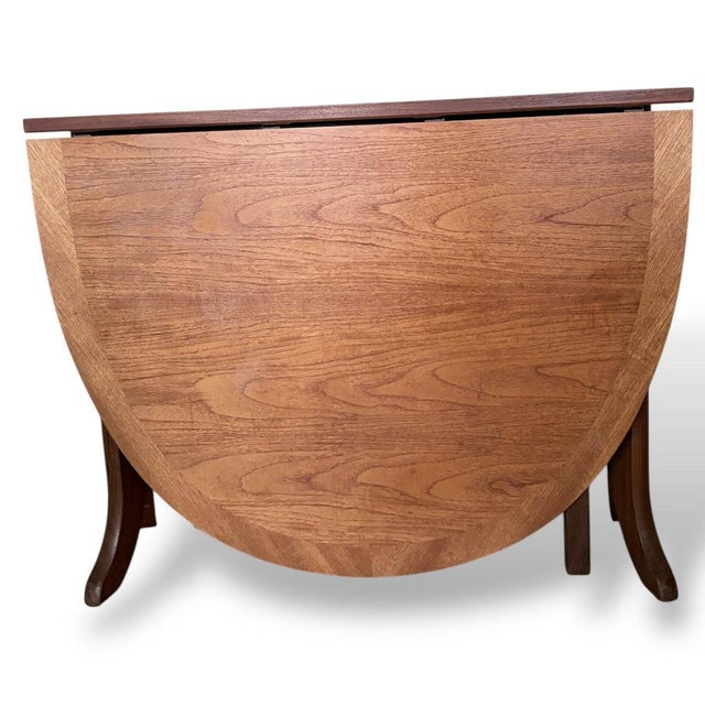 Vintage Two-Tone Teak Drop Leaf Dining Table by Parker Knoll, 1960s For Sale - Image 6 of 10
