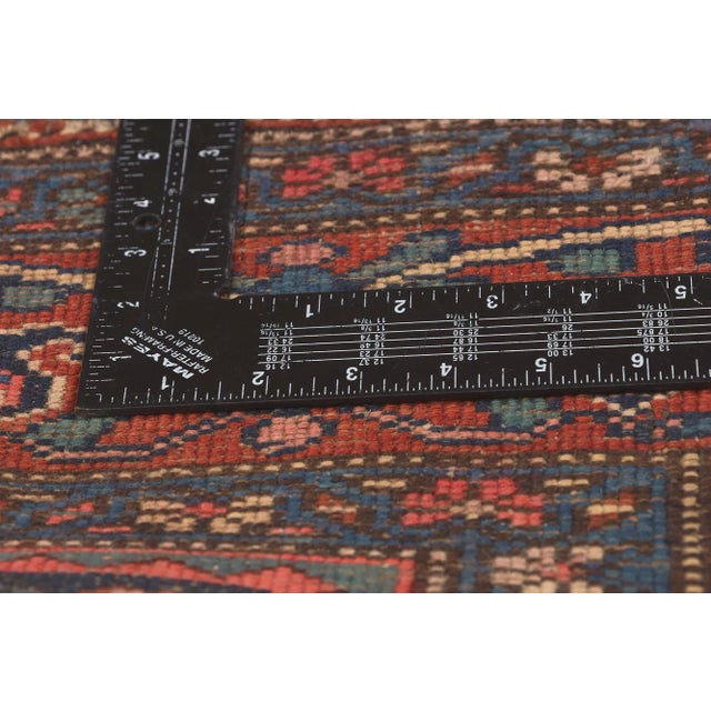 1880s Antique Persian Bijar Rug, 05'03 X 09'07 For Sale In Dallas - Image 6 of 9