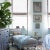 Contemporary Sample - Schumacher X Celerie Kemble Acanthus Tape in Slumber Blue For Sale - Image 3 of 4