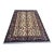 Vintage Afghan Tree of Life Bird Rug in Ivory, Indigo and Madder Red For Sale