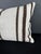 Contemporary Turkish Hemp Pillow Cushion Natural Beige Dark Brown Pillow Cushion Cover 16" x 24" For Sale - Image 3 of 4