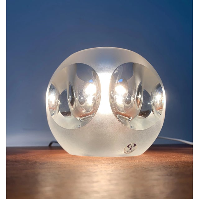 Vintage German Glass Table Lamps from Peill & Putzler, Set of 2 For Sale - Image 15 of 18