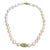 Bochic “Capri” Vintage Pearl & Multi Gem Necklace Set in 18K & Silver For Sale