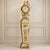 Elevate your interior with this grand French-inspired pedestal clock, featuring a refined white finish enriched with...