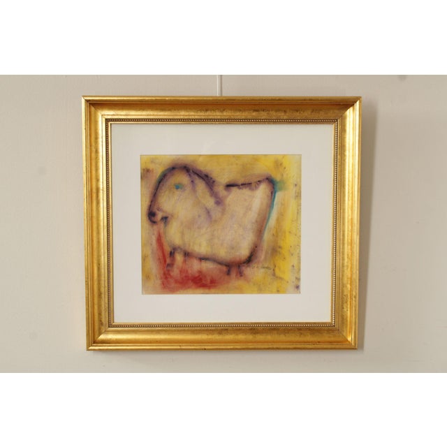 Quality Custom Framed Original Abstract Oil Painting by Edward M. Adams (American, B. 1949), Signed and Dated Bottom Right