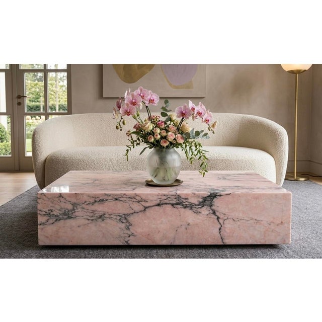 Pink Portugal Coffee Table by Andrea Grasso For Sale - Image 4 of 8