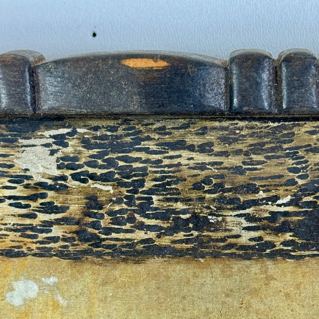 Vintage Signed/Dated MCM Repoussé Metal Art Work of Eagle in Flight, Wood Frame For Sale - Image 9 of 11