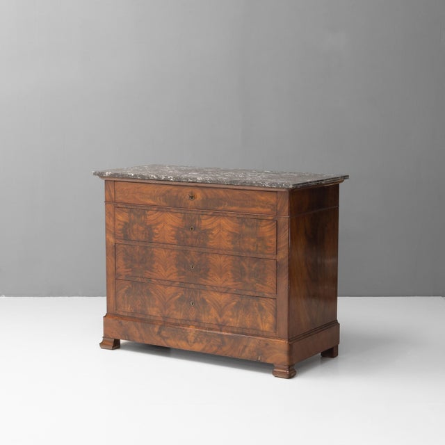 Antique Mahogany Commode, 1880 For Sale - Image 3 of 9