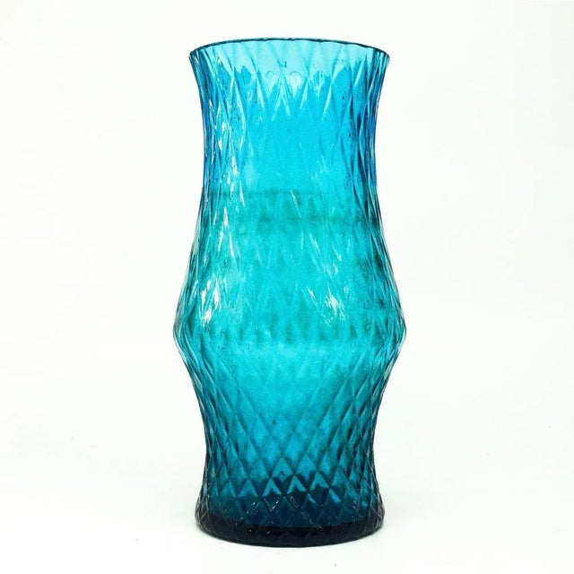Postmodern Vase from Sudety Glassworks, Poland, 1930s For Sale - Image 3 of 12