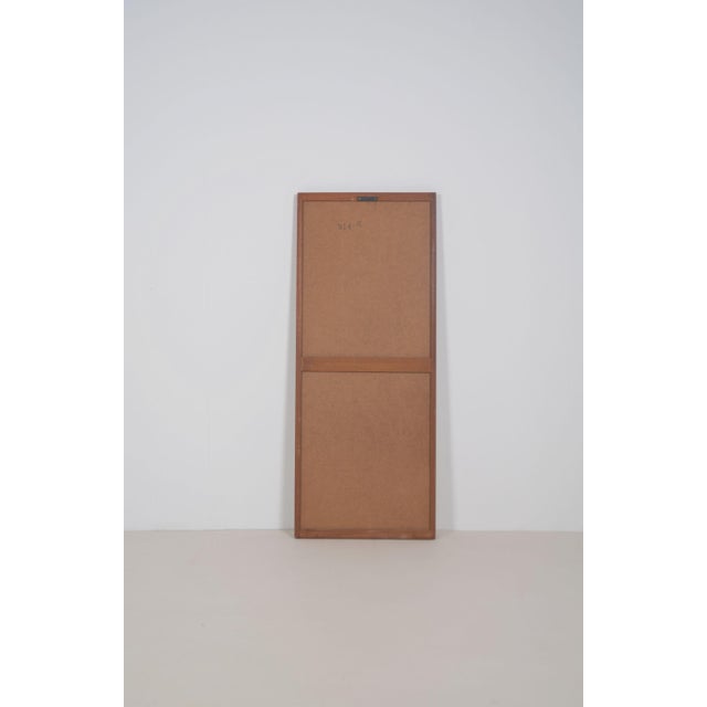 Wood Danish Teak Mirror by Kai Kristiansen for Aksel Kjersgaard, 1960s For Sale - Image 7 of 10