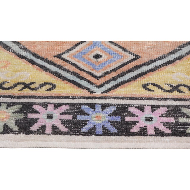 Pakistani Oushak Hand Knotted Wool Rug, 8'x10' For Sale - Image 4 of 6