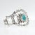 Vintage Native American Navajo Silver & Turquoise Cuff Bracelet For Sale - Image 11 of 11