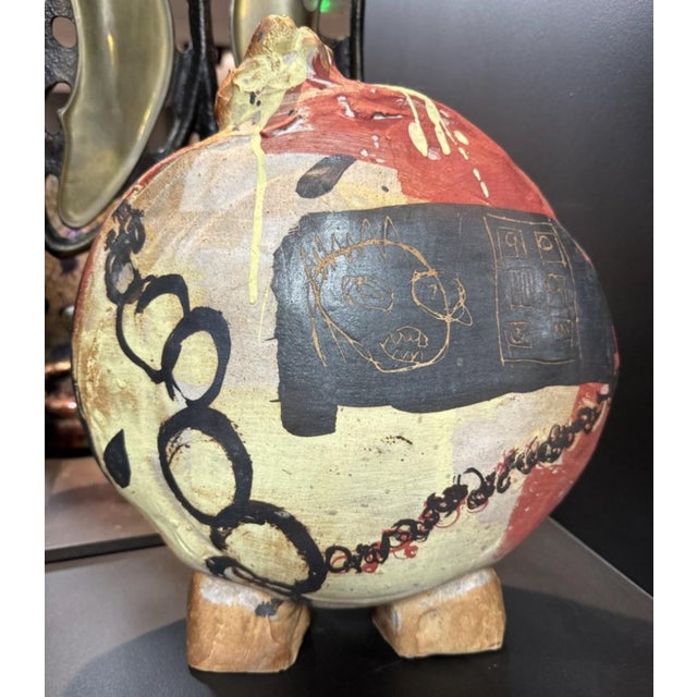 Ceramic Gourd Vase by Fred Garcia for La Borne, 1990s For Sale - Image 6 of 8